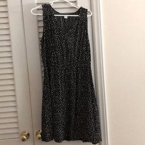Old Navy Black Leopard Dress
